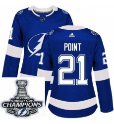 Women Adidas Tampa Bay Lightning 21 Brayden Point Authentic Royal Blue Home NHL Stitched 2021 Stanley Cup Champions Patch Jersey Women Adidas Tampa Bay Lightning 21 Brayden Point Authentic Royal Blue Home NHL Stitched 2021 Stanley Cup Champions Patch Jersey