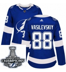 Women Adidas Tampa Bay Lightning 88 Andrei Vasilevskiy Premier Roayl Blue Home NHL Stitched 2021 Stanley Cup Champions Patch Jersey Women Adidas Tampa Bay Lightning 88 Andrei Vasilevskiy Premier Roayl Blue Home NHL Stitched 2021 Stanley Cup Champions Patch Jersey