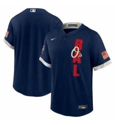 Men's Baltimore Orioles Blank Nike Navy 2021 MLB All-Star Game Replica Jersey Men's Baltimore Orioles Blank Nike Navy 2021 MLB All-Star Game Replica Jersey