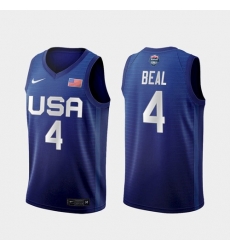 Men's USA Team Bradley Beal Away Blue 2021 Tokyo Olympics Jersey Men's USA Team Bradley Beal Away Blue 2021 Tokyo Olympics Jersey