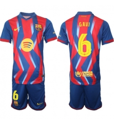 Men FC Barcelona 2026 Soccer Jerseys RedBlue #6 GAVI (2) Men FC Barcelona 2026 Soccer Jerseys RedBlue #6 GAVI (2)