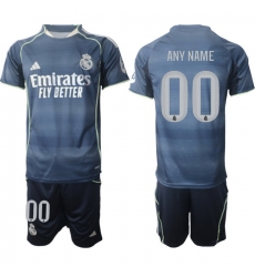 Men Real Madrid 2026 Soccer Jerseys DarkBlue CUSTOM