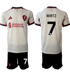 Men Liverpool 2026 Soccer Jerseys Beige #7 WIRTZ Men Liverpool 2026 Soccer Jerseys Beige #7 WIRTZ
