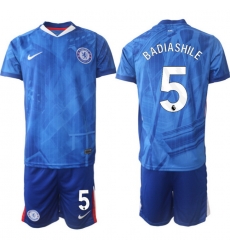 Men Chelsea 2026 Soccer Jerseys Blue #5 BADIASHILE Men Chelsea 2026 Soccer Jerseys Blue #5 BADIASHILE