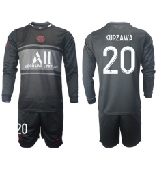 Men Paris Saint Germain Long Sleeve Soccer Jerseys 504 Men Paris Saint Germain Long Sleeve Soccer Jerseys 504