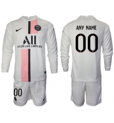Men Paris Saint Germain Long Sleeve Soccer Jerseys 518 Customized Men Paris Saint Germain Long Sleeve Soccer Jerseys 518 Customized