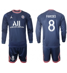 Men Paris Saint Germain Long Sleeve Soccer Jerseys 557 Men Paris Saint Germain Long Sleeve Soccer Jerseys 557