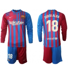 Men Barcelona Long Sleeve Soccer Jerseys 567 Men Barcelona Long Sleeve Soccer Jerseys 567