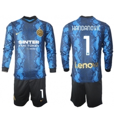 Men Inter Milan Long Sleeve Soccer Jerseys 519 Men Inter Milan Long Sleeve Soccer Jerseys 519