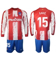 Men Atletico de Madrid Long Sleeve Soccer Jerseys 513 Men Atletico de Madrid Long Sleeve Soccer Jerseys 513