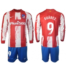 Men Atletico de Madrid Long Sleeve Soccer Jerseys 518 Men Atletico de Madrid Long Sleeve Soccer Jerseys 518