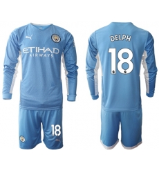 Men Manchester City Long Sleeve Soccer Jerseys 506 Men Manchester City Long Sleeve Soccer Jerseys 506