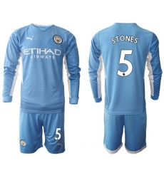 Men Manchester City Long Sleeve Soccer Jerseys 515 Men Manchester City Long Sleeve Soccer Jerseys 515
