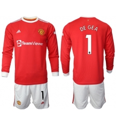 Men Manchester United Long Sleeve Soccer Jerseys 523 Men Manchester United Long Sleeve Soccer Jerseys 523