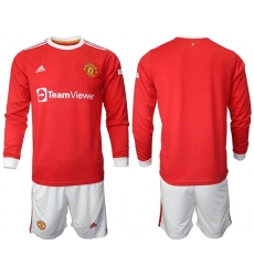 Men Manchester United Long Sleeve Soccer Jerseys 559 Men Manchester United Long Sleeve Soccer Jerseys 559