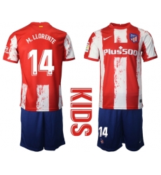 Kids Atletico de Madrid Soccer Jerseys 011
