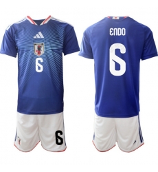 Japan 2026 FIFA World Cup Soccer Jersey Blue #6 ENDO Japan 2026 FIFA World Cup Soccer Jersey Blue #6 ENDO