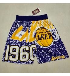Los Angeles Lakers Basketball Shorts 031 Los Angeles Lakers Basketball Shorts 031