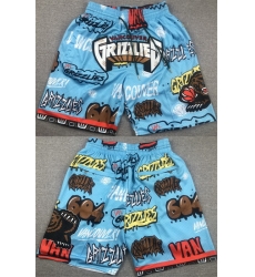 Men Memphis Grizzlies Blue City Edition Shorts Men Memphis Grizzlies Blue City Edition Shorts