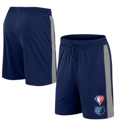 Men Memphis Grizzlies Navy Shorts Men Memphis Grizzlies Navy Shorts