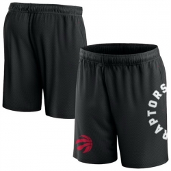 Men Toronto Raptors Black Post Up Mesh Shorts 