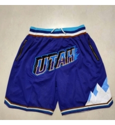 Utah Jazz Jerseys Basketball Shorts 004 Utah Jazz Jerseys Basketball Shorts 004