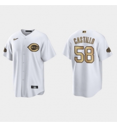 Men Luis Castillo Cincinnati Reds 2022 Mlb All Star Game White Jersey Men Luis Castillo Cincinnati Reds 2022 Mlb All Star Game White Jersey