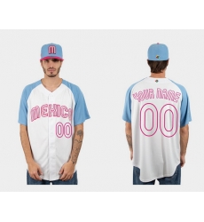 Men Mexico Baseball ACTIVE PLAYER Custom White Blue 2023 World Baseball Classic Stitched Jersey Men Mexico Baseball ACTIVE PLAYER Custom White Blue 2023 World Baseball Classic Stitched Jersey