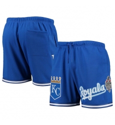 Men Kansas City Royals Royal Team Logo Mesh Shorts