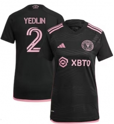 Women's Inter Miami CF DeAndre Yedlin adidas Black 2023 La Noche Replica Player Jersey Women's Inter Miami CF DeAndre Yedlin adidas Black 2023 La Noche Replica Player Jersey
