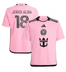 Youth Inter Miami CF Jordi Alba Ramos adidas Pink 2024 2getherness Replica Player Jersey Youth Inter Miami CF Jordi Alba Ramos adidas Pink 2024 2getherness Replica Player Jersey