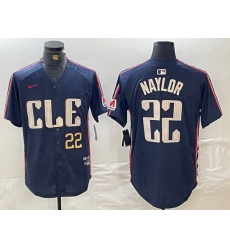 men cleveland guardians 22 josh naylor navy 2024 city connect limited stitched baseball jersey II men cleveland guardians 22 josh naylor navy 2024 city connect limited stitched baseball jersey II