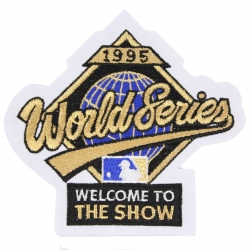 1995 MLB World Series Logo Jersey Patch Atlanta Braves vs Cleveland Indians II