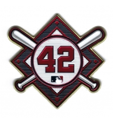 Jackie Robinson Day 42 MLB Jersey Sleeve Patch Braves II Jackie Robinson Day 42 MLB Jersey Sleeve Patch Braves II