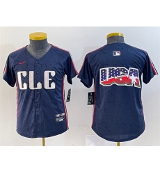 Youth Cleveland Guardians Team Big Logo Navy 2024 City Connect Stitched Baseball JerseyS Youth Cleveland Guardians Team Big Logo Navy 2024 City Connect Stitched Baseball JerseyS