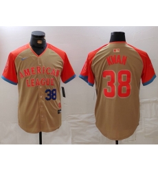 Men American League 38 Steven Kwan Cream 2024 All Star Limited Stitched Jersey 3 Men American League 38 Steven Kwan Cream 2024 All Star Limited Stitched Jersey 3