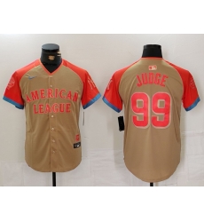 Men American League 99 Aaron Judge Cream 2024 All Star Elite Stitched Baseball Jersey 2 Men American League 99 Aaron Judge Cream 2024 All Star Elite Stitched Baseball Jersey 2