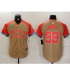 Men American League 99 Aaron Judge Cream 2024 All Star Elite Stitched Baseball Jersey 3 Men American League 99 Aaron Judge Cream 2024 All Star Elite Stitched Baseball Jersey 3