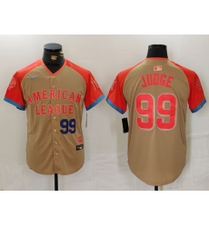 Men American League 99 Aaron Judge Cream 2024 All Star Elite Stitched Baseball Jersey 6 Men American League 99 Aaron Judge Cream 2024 All Star Elite Stitched Baseball Jersey 6