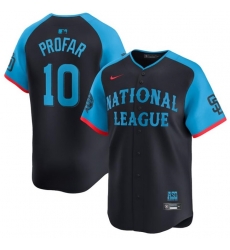 Men National League 10 Jurickson Profar Navy 2024 All Star Limited Stitched Baseball Jersey 762 Men National League 10 Jurickson Profar Navy 2024 All Star Limited Stitched Baseball Jersey 762