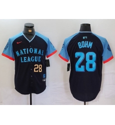 Men National League 28 Alec Bohm Navy 2024 All Star Limited Stitched Baseball Jersey 6 Men National League 28 Alec Bohm Navy 2024 All Star Limited Stitched Baseball Jersey 6