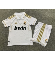 Youth Retro Soccer Jerseys Real Madrid CF White 11 12 Youth Retro Soccer Jerseys Real Madrid CF White 11 12