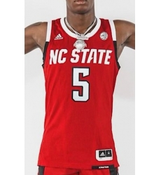 Men's North Carolina State Trey Parker #5 Red jersey
