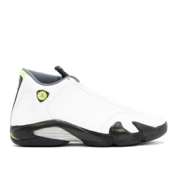 Jordan 14 Retro White Chartreuse