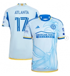 Men's Atlanta United FC adidas Light Blue 2024 The Resurgens Kit Authentic Jersey