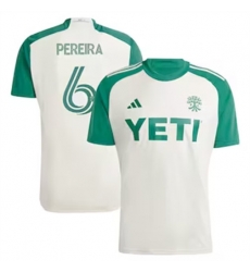 Men Austin FC Daniel Pereira 2024 25 Away Replica Cream White Men Austin FC Daniel Pereira 2024 25 Away Replica Cream White
