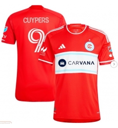 Men's Chicago Fire Hugo Cuypers adidas Red 2024 Return To Red Authentic Player Jersey
