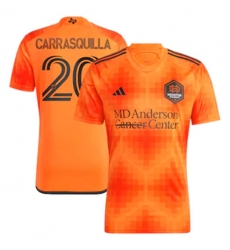 Men Houston Dynamo Adalberto Carrasquilla 2023 24 Home Replica Orange Men Houston Dynamo Adalberto Carrasquilla 2023 24 Home Replica Orange