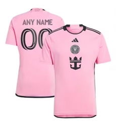 Men Inter Miami CF Custom 2024 25 Home Replica Pink Men Inter Miami CF Custom 2024 25 Home Replica Pink