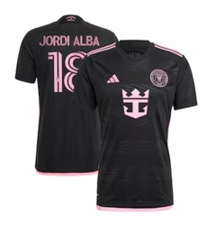 Men Inter Miami CF Jordi Alba 2024 25 Away Replica Black Men Inter Miami CF Jordi Alba 2024 25 Away Replica Black